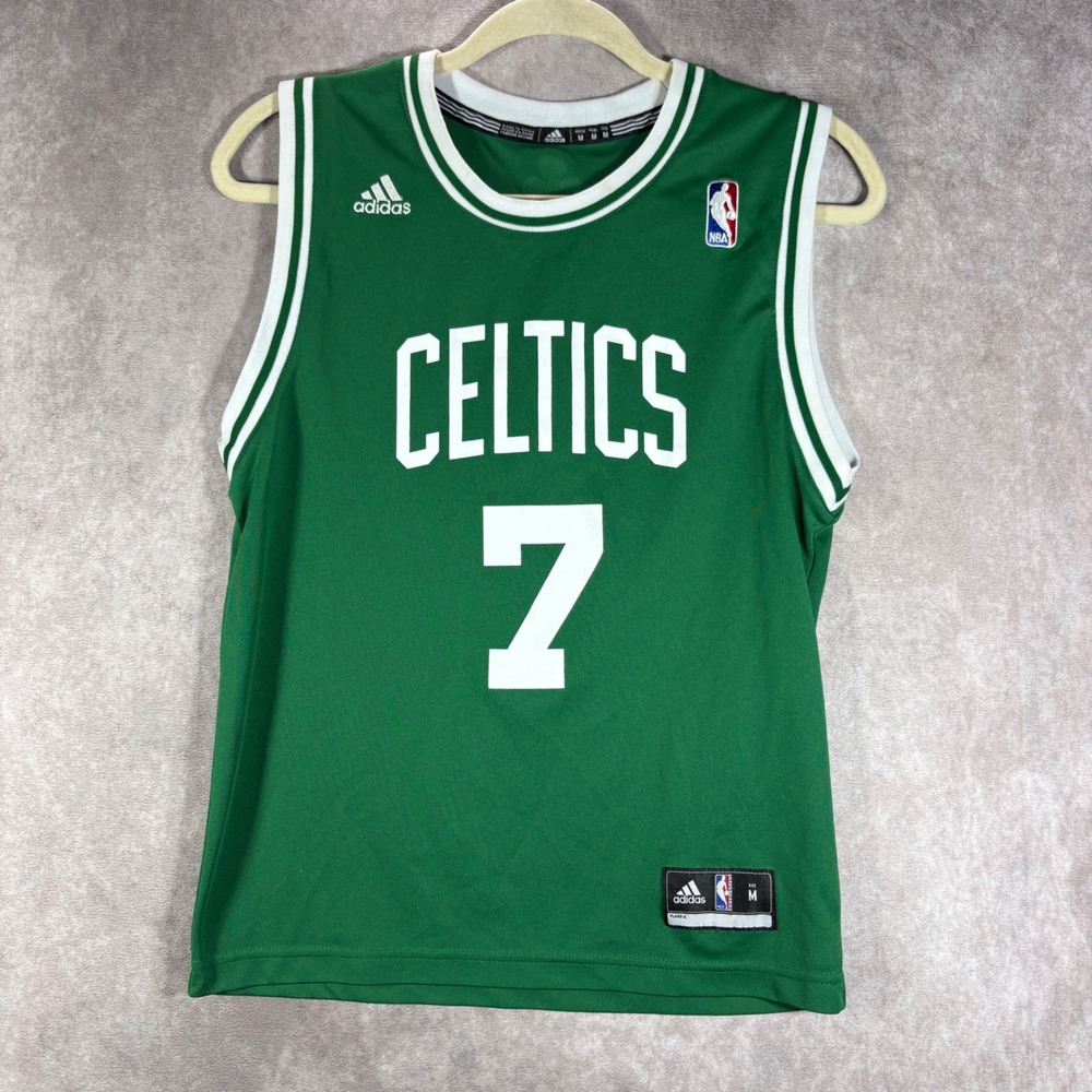 Boston Celtics Jared Sullinger 7 Adidas Basketball Jersey Kids Medium Green Mesh